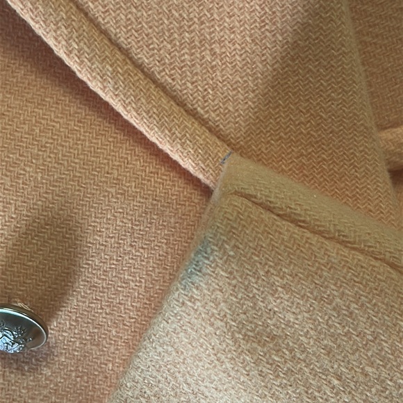 J Crew Marigold Majesty Stadium Cloth Wool Peacoat SZ 2 - Picture 7 of 11